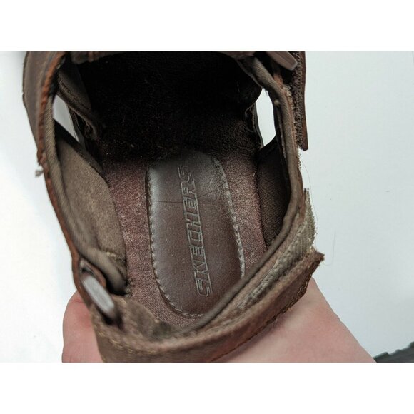Sketchers Mens Fishermen Comfort Leather Sandal  Chunky Y2K us9 - Picture 9 of 9